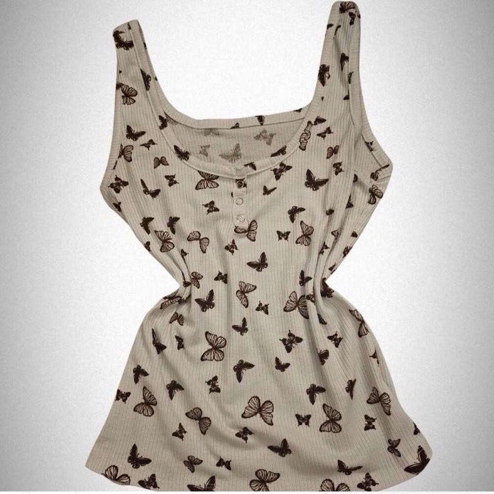American Eagle Butterfly Print Tanktop